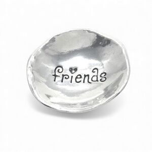 Pewter Friends Trinket Dish NWT